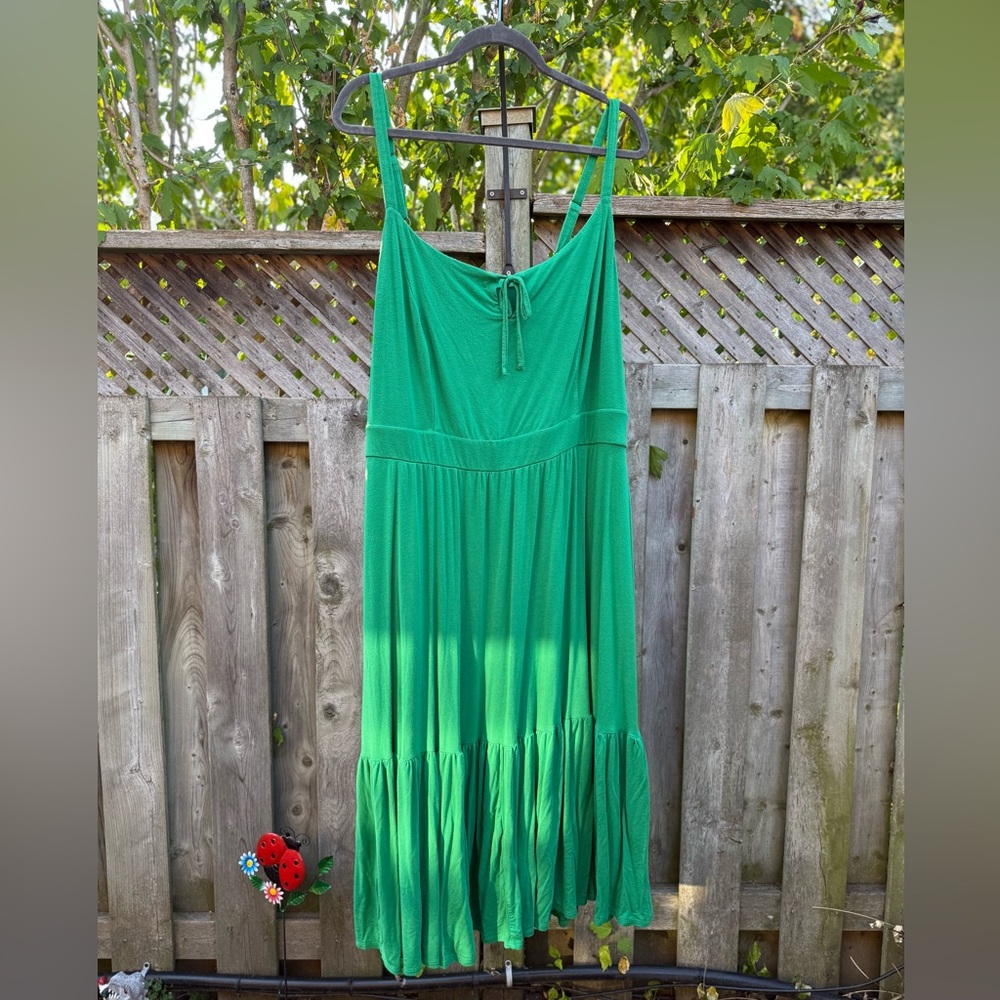 Torrid Vibrant Green Midi Dress